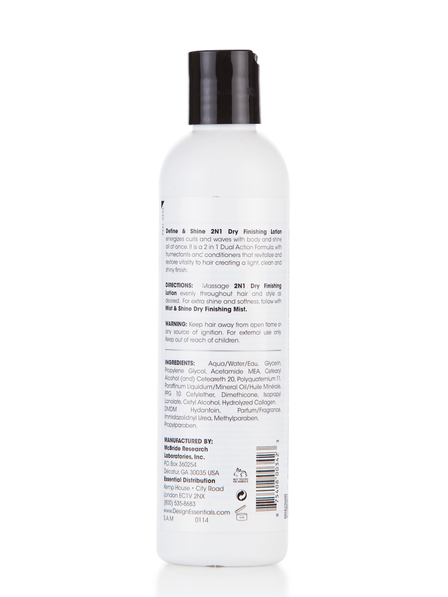 Wave By Design - Define & Shine 2N1 Dry Finishing Lotion 8oz