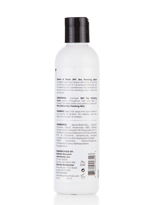 Wave By Design - Define & Shine 2N1 Dry Finishing Lotion 8oz