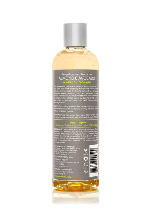 Design Essentials - Anti-Frizz Curl Defining Gel 12oz